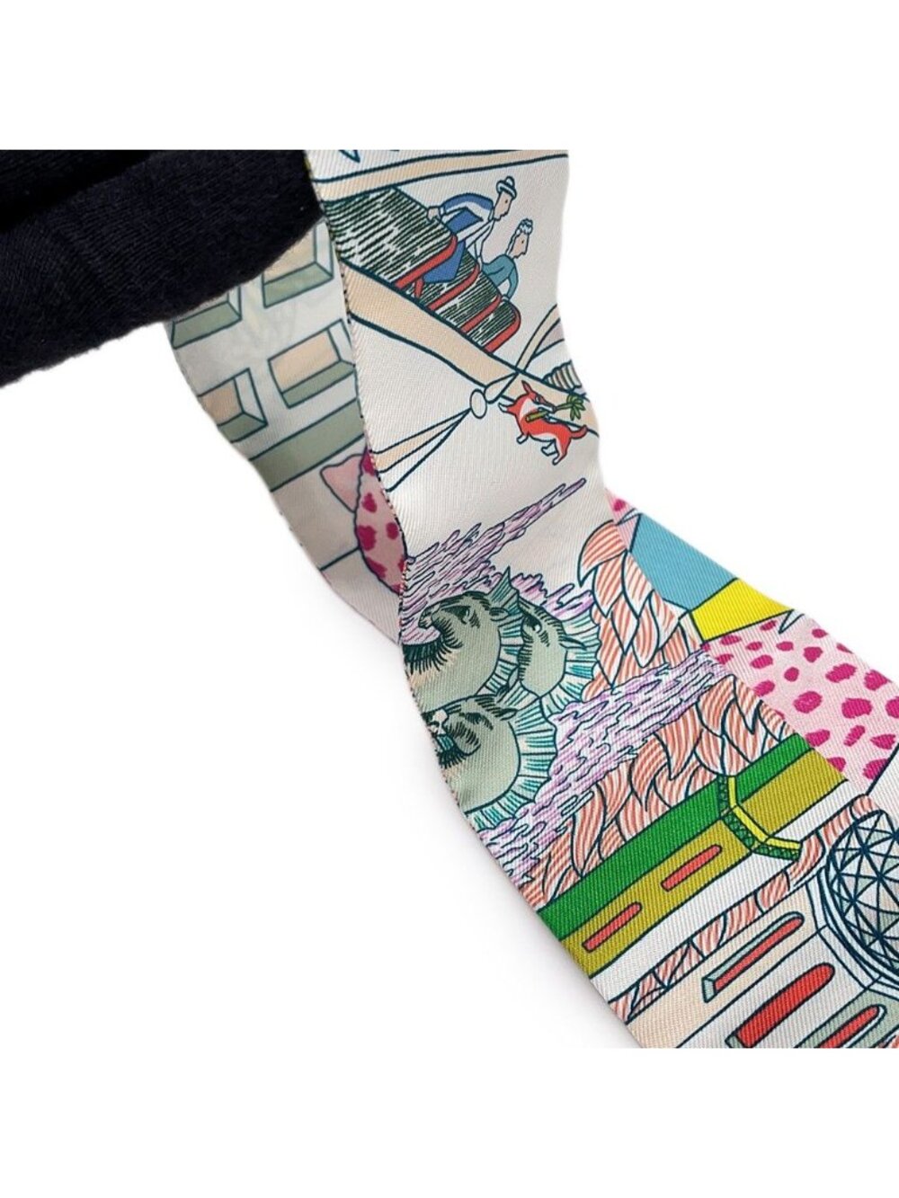 Hermes Scarf Twill Animapolis Silk - Picture 5 of 9
